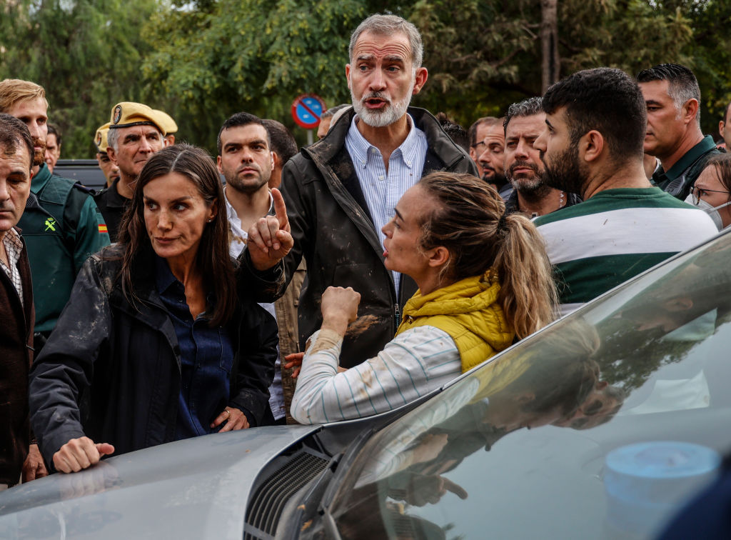 Reyes Felipe y Letizia en Paiporta, Valencia. | Foto: Getty Images