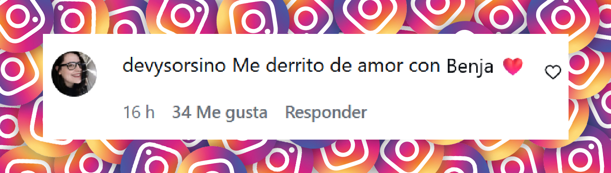 Comentario de una usuaria sobre en tierno momento de Enzo Fernández junto a sus hijos, Olivia y Benja | Fuente: Instagram/afa_estudio