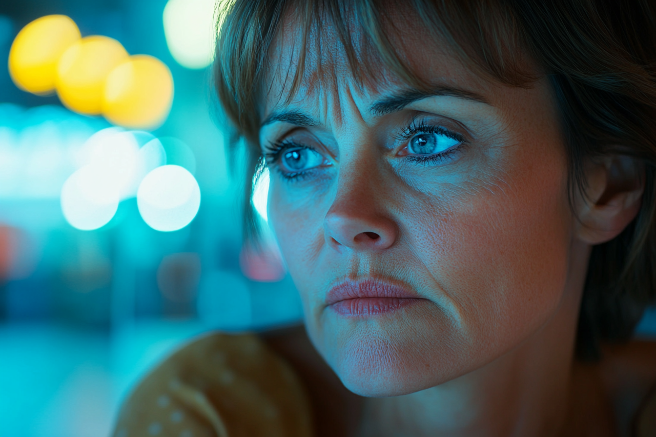 Una mujer sentada en un restaurante | Fuente: Midjourney