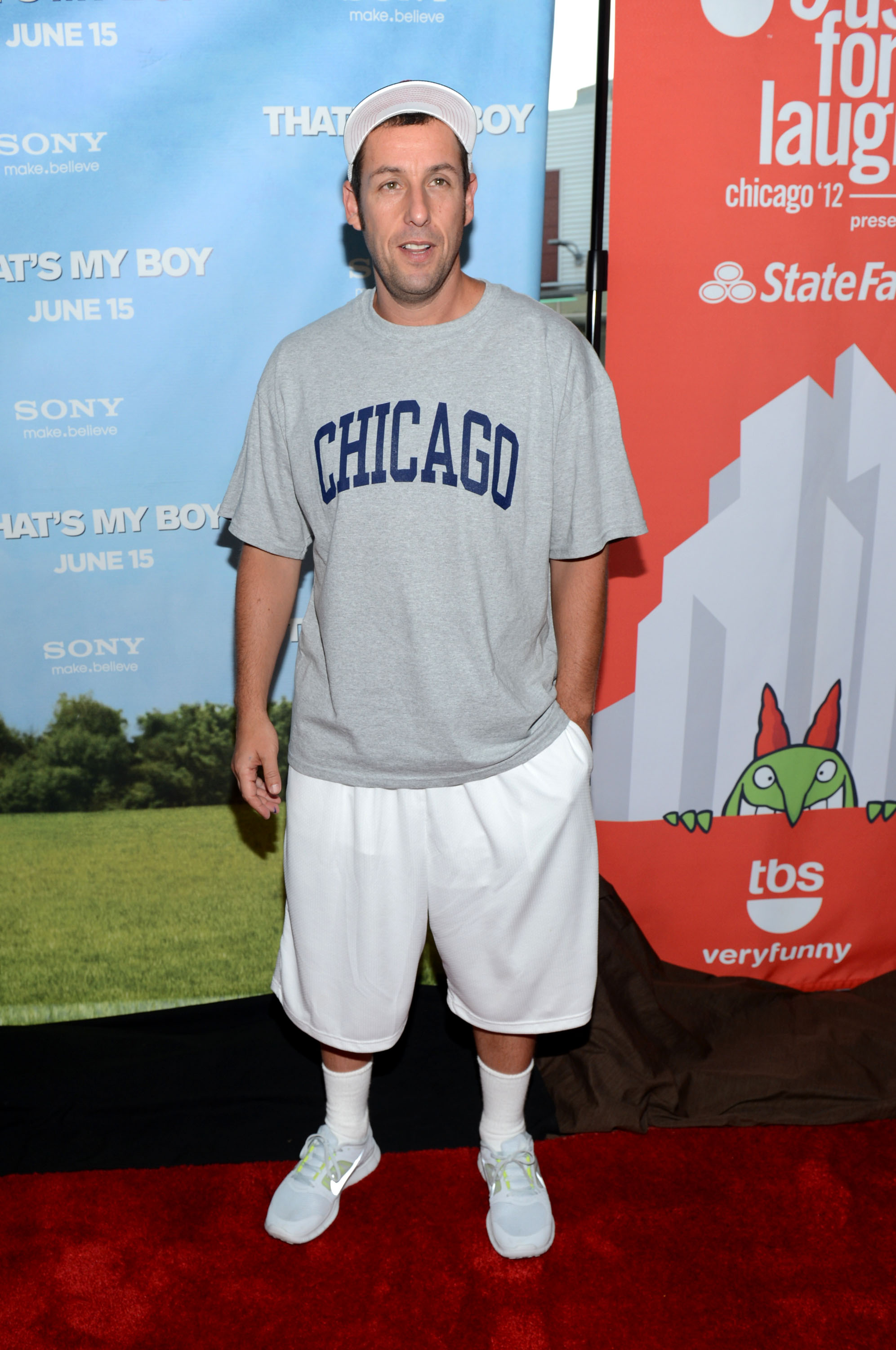 Adam Sandler en Chicago, Illinois, el 14 de junio de 2012. | Foto: Getty Images