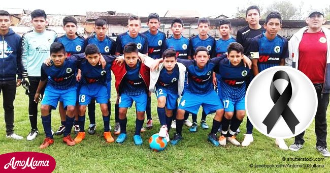 Dolor por 7 niños de equipo de fútbol que murieron cuando su bus cayó por un barranco de 90 metros