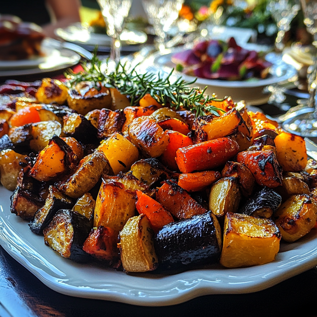 Una bandeja de comida sobre una mesa | Fuente: Midjourney