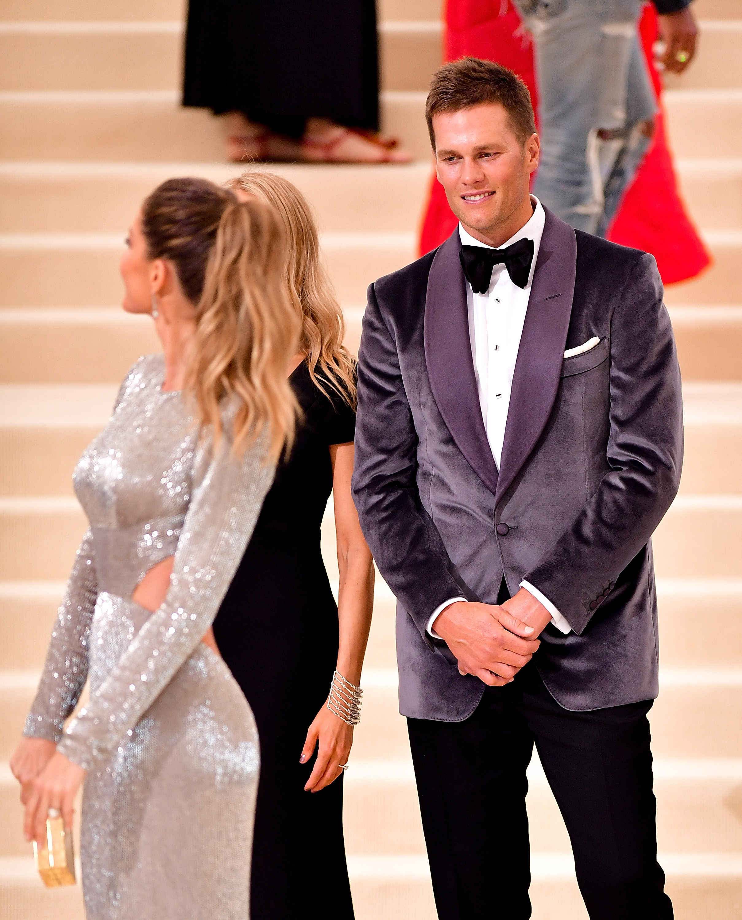 Gisele Bündchen y Tom Brady en la Gala del Met en Nueva York el 1 de mayo de 2017 | Fuente: Getty Images