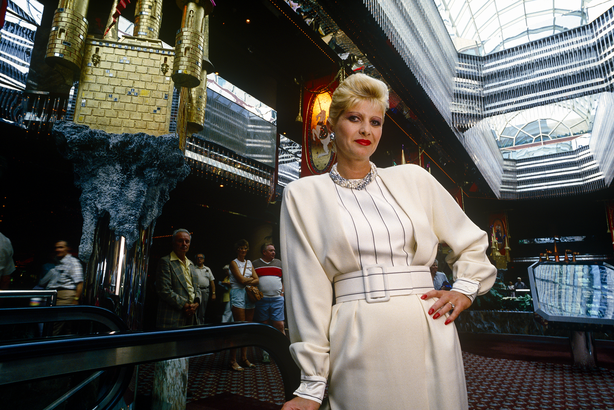 La primera esposa de Donald Trump, Ivana Trump, fotografiada en 1987 | Fuente: Getty Images