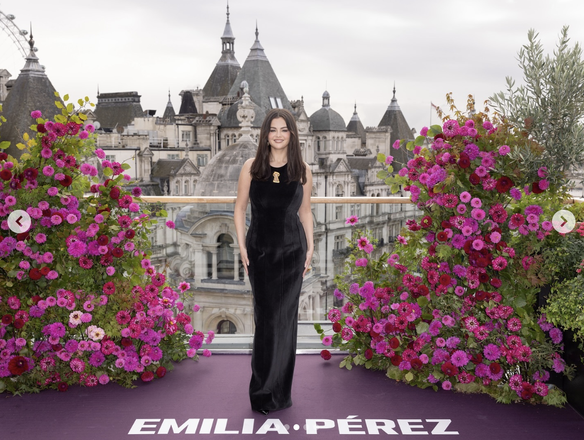 Selena Gomez es fotografiada en Londres antes del estreno en el LFF de "Emilia Pérez", fechado el 10 de octubre de 2024 | Fuente: Instagram/emiliaperezfilm