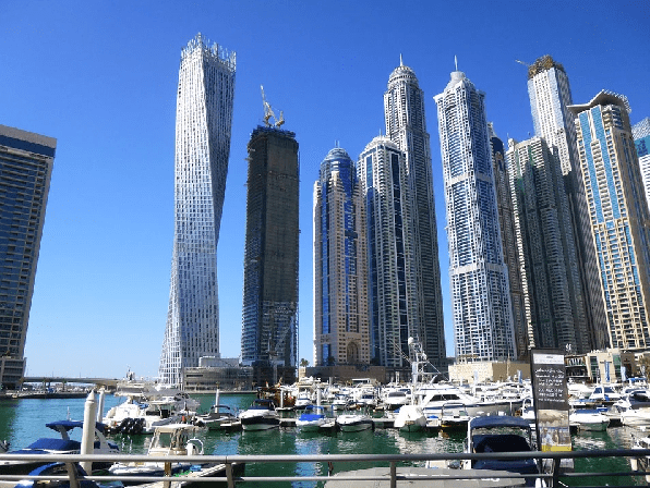 Marina de Dubai, en los Emiratos Árabes Unidos. | Foto: Pixabay