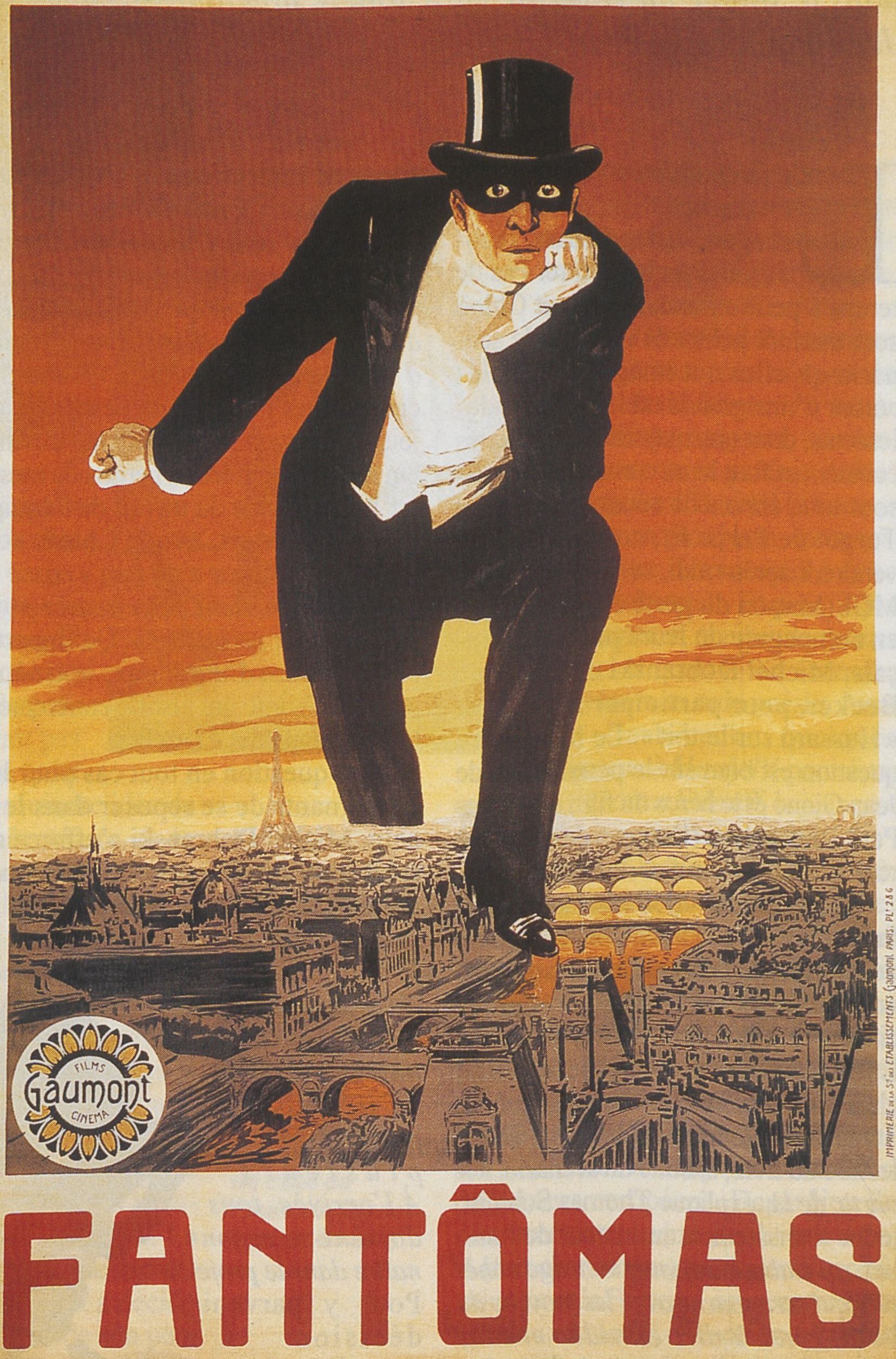 Poster oficial del filme Fantomas. | Foto: Wikimedia Commons
