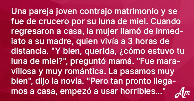 Pareja va de luna de miel. Al volver, el marido rompe el corazón de la mujer con 4 palabras