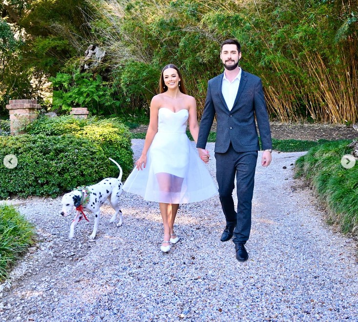 Amanda DeWitt y Andrew LeBlanc antes de su boda el 2 de enero de 2024 | Fuente: Instagram/amanda_please5