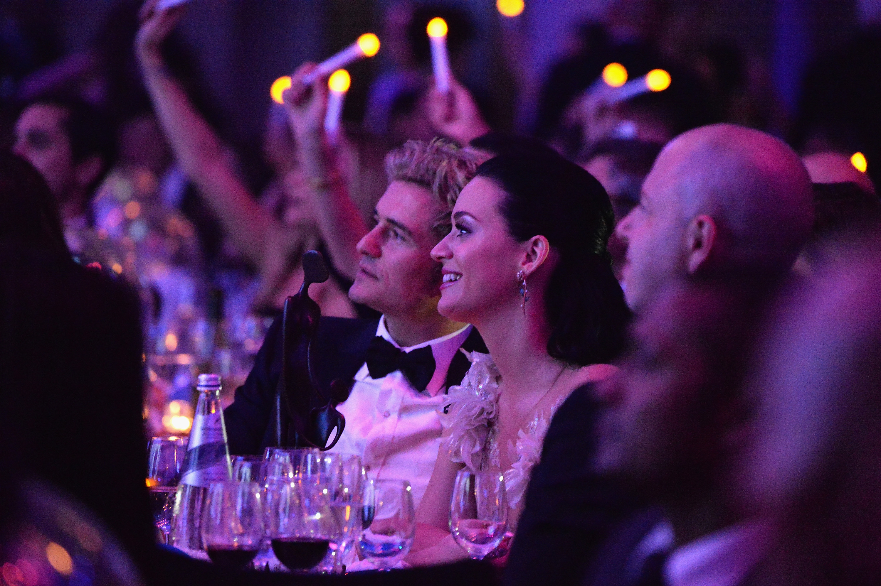 Orlando Bloom y Katy Perry asisten al 12º Snowflake Ball anual de UNICEF en Cipriani Wall Street el 29 de noviembre de 2016 en Nueva York | Fuente: Getty Images