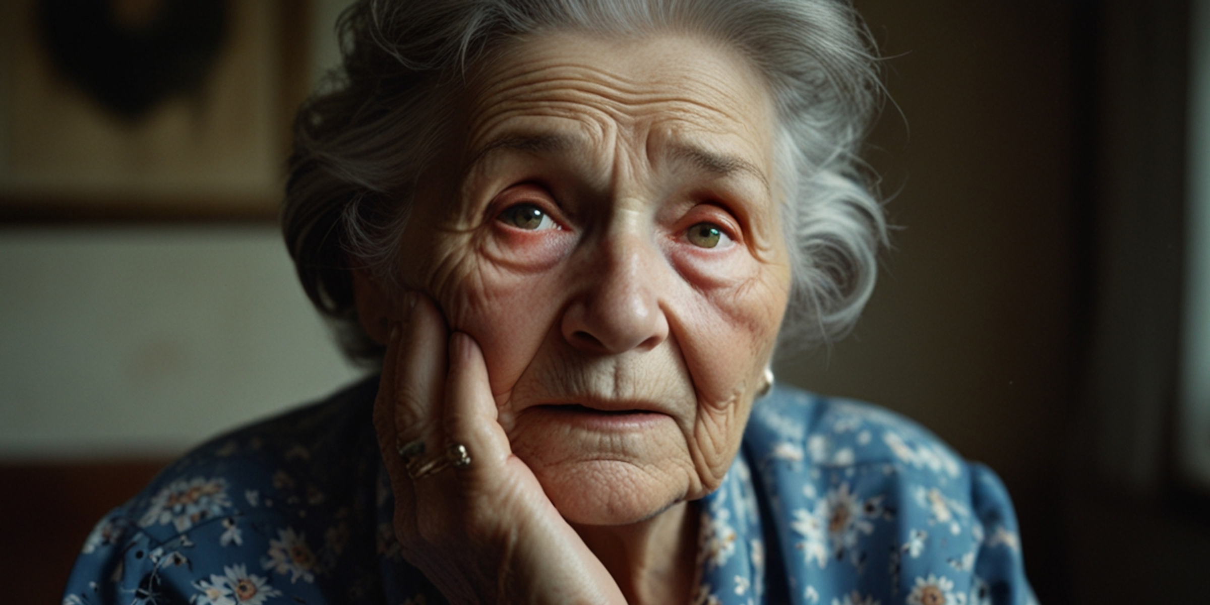 Una anciana con aspecto pensativo | Fuente: AmoMama