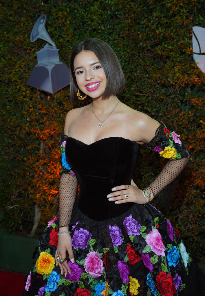 Ángela Aguilar asiste a la 19ª entrega anual de los Latin GRAMMY en el MGM Grand Garden Arena el 15 de noviembre de 2018 en Las Vegas, Nevada.