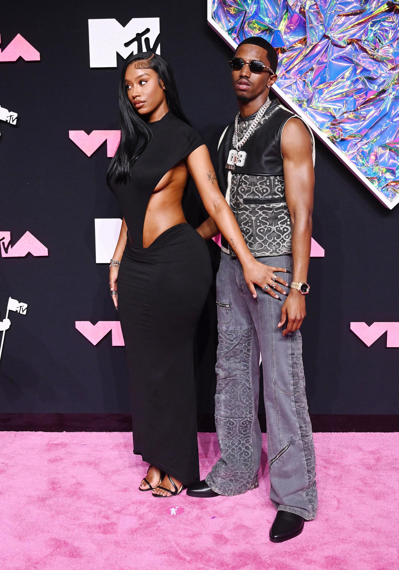 Raven Tracy y King Combs en los MTV Video Music Awards el 12 de septiembre de 2023, en Newark, Nueva Jersey. | Fuente: Getty Images