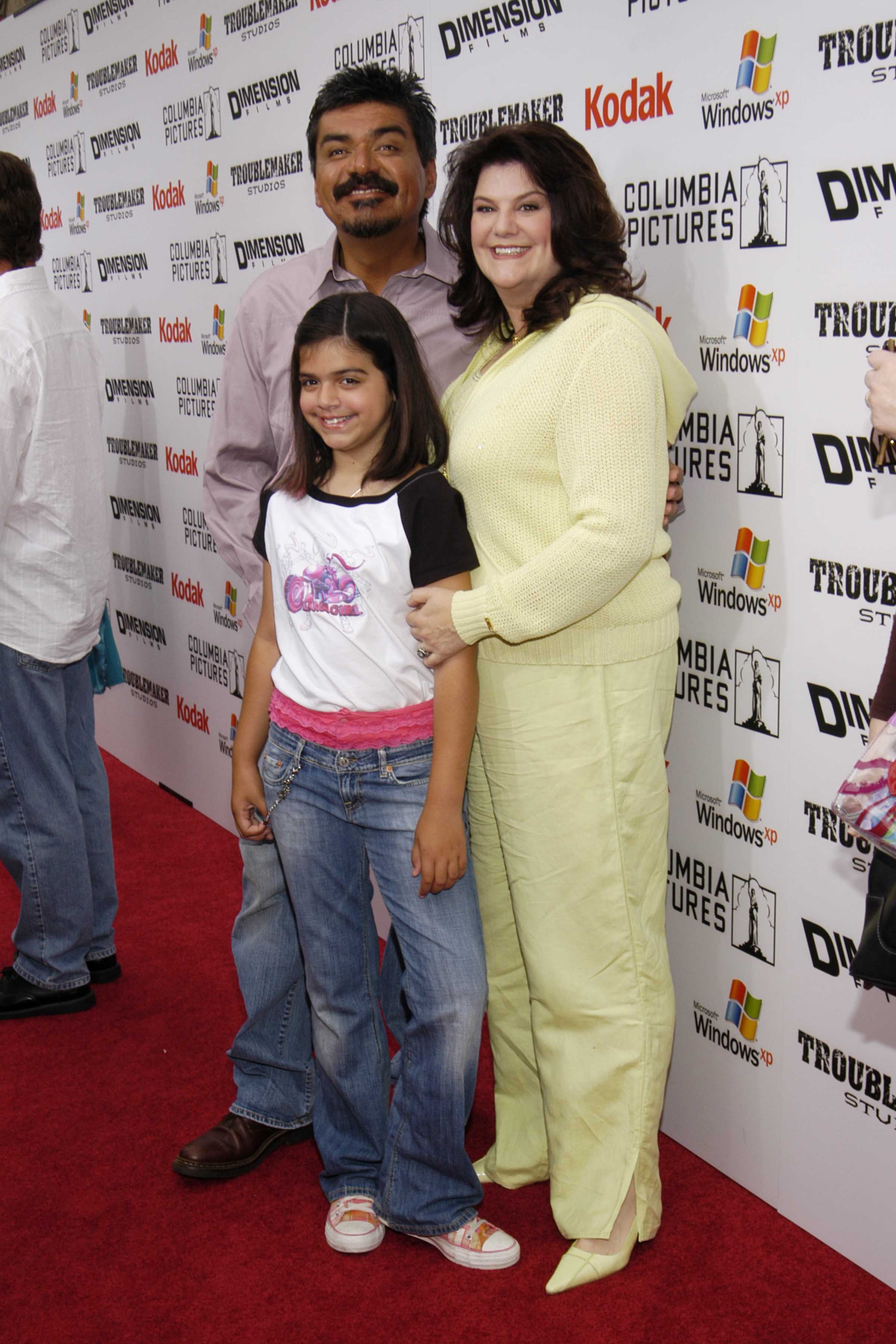 La familia asiste al estreno en Los Ángeles de "The Adventures of Shark Boy and Lava Girl 3D", 2005 | Fuente: Getty Images