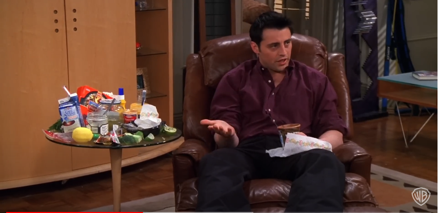 Matt LeBlanc como Joey Tribbiani en "Friends" | Fuente: YouTube/@warnerbrostv