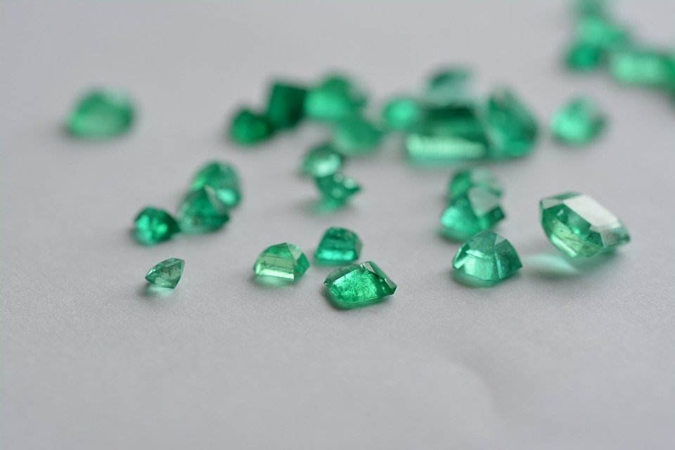 Piedras de esmeraldas. | Foto: Pixabay