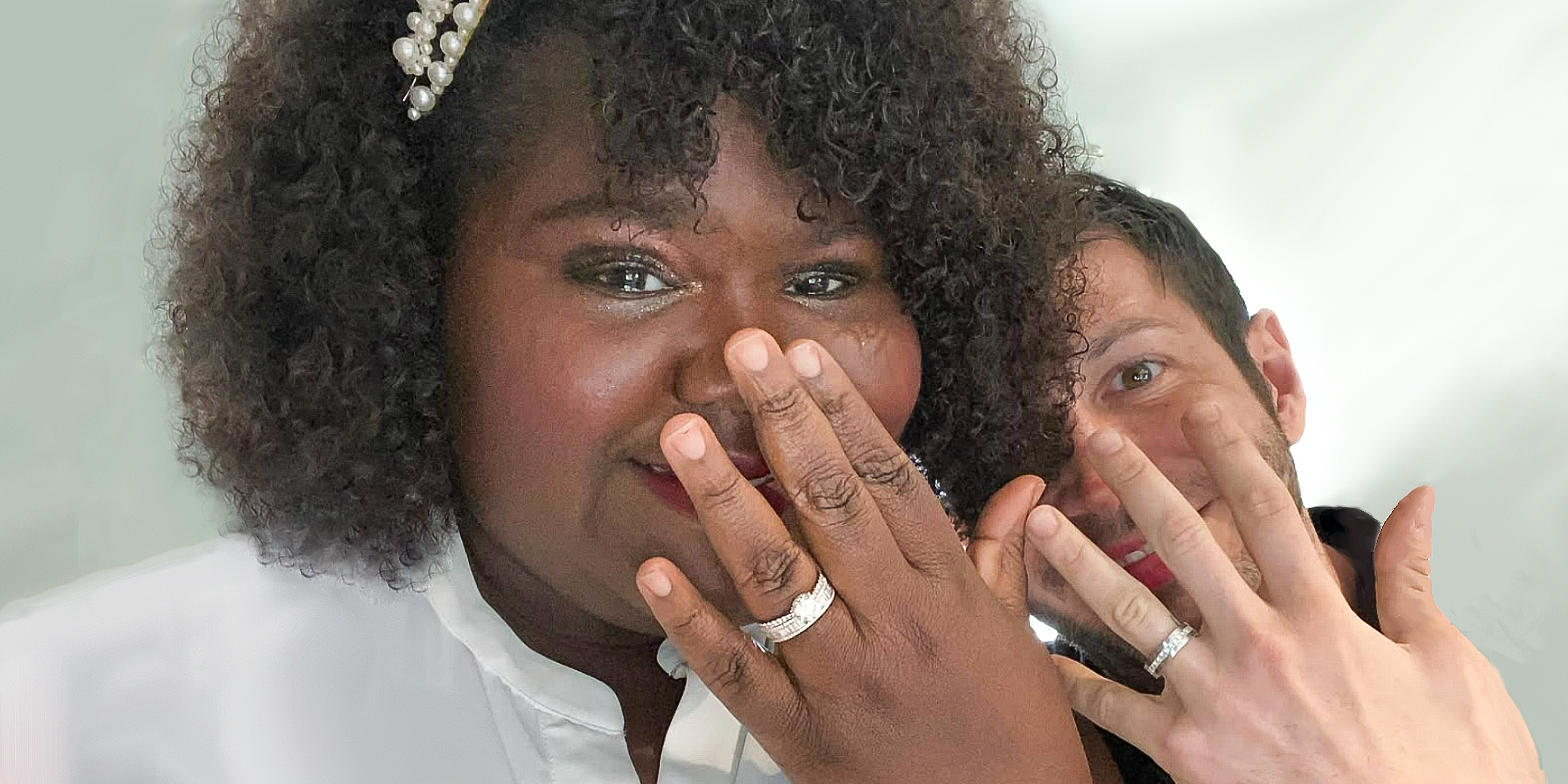 Gabourey Sidibe y Brandon Frankel | Fuente: Instagram/brandontour