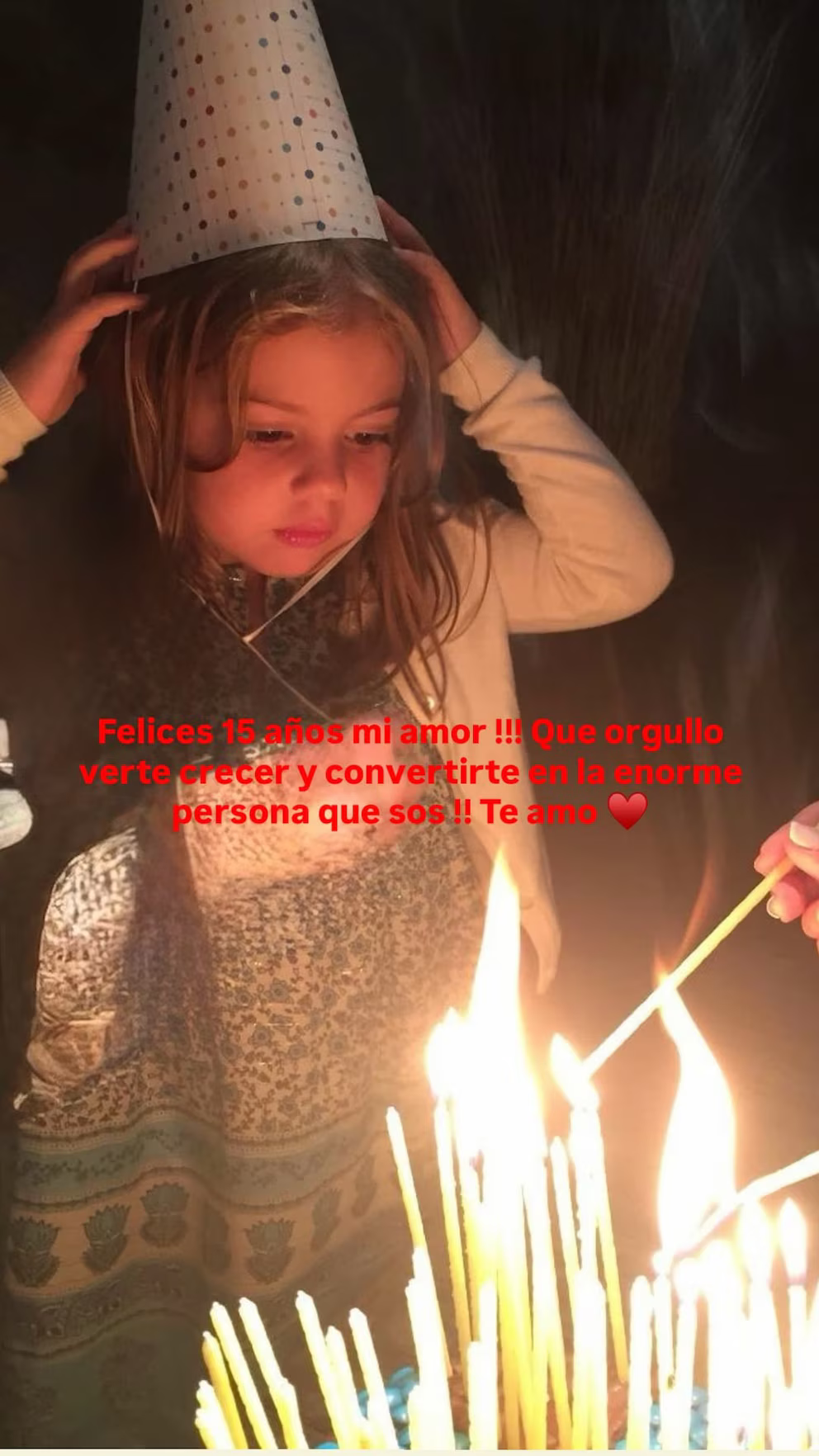Juliana Awada compartió fotografías del festejo de 15 años de su hija Antonia en París | Fuente: Instagram Stories/juliana.awada