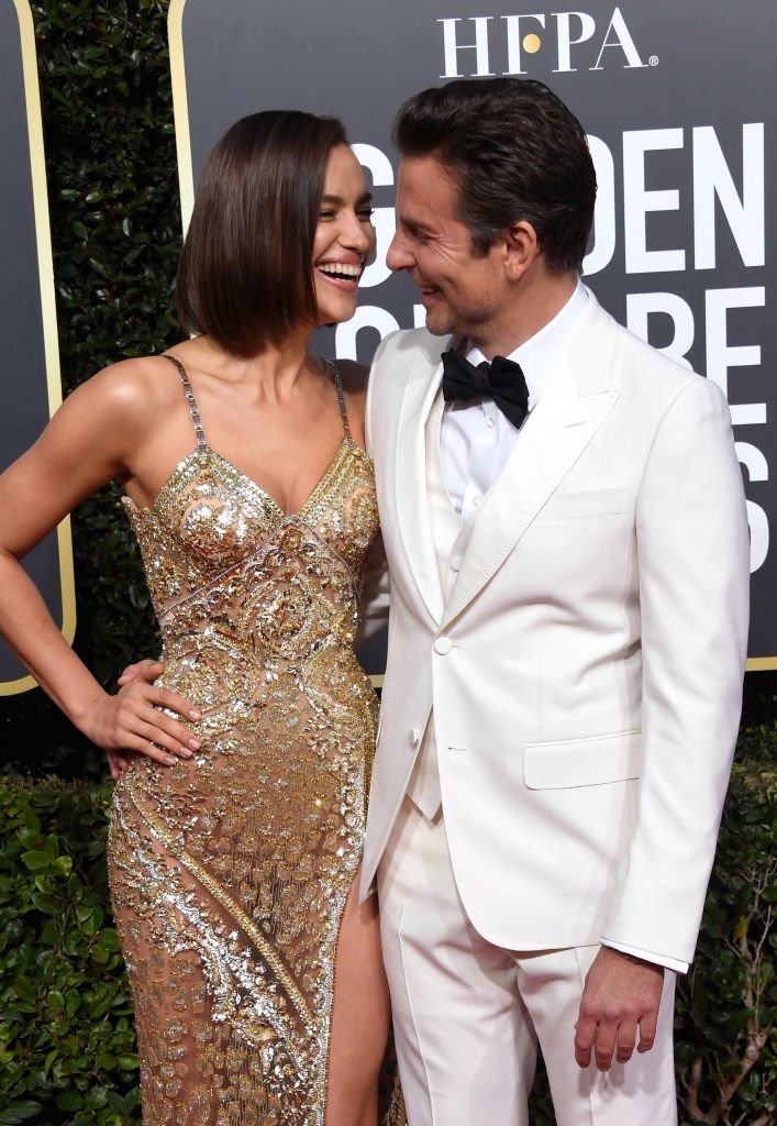 Irina Shayk y Bradley Cooper asisten a la 76ª edición de los Premios Globo de Oro.| Fuente: Getty Images