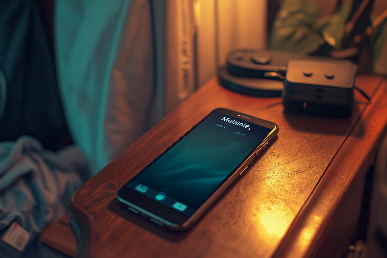 Primer plano de un teléfono | Fuente: Midjourney