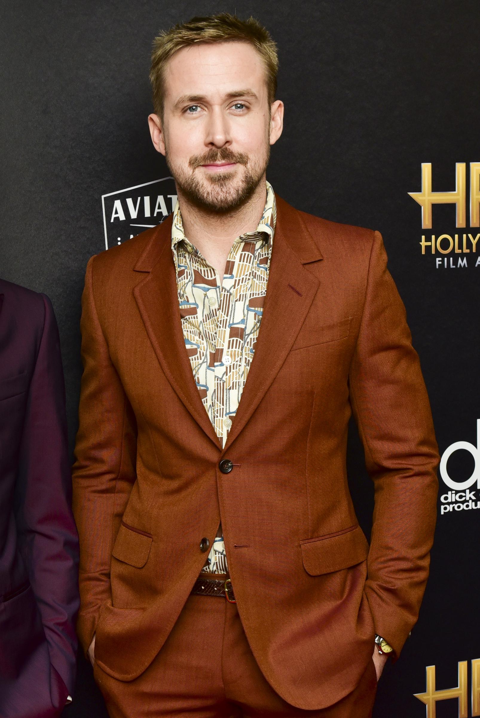 Ryan Gosling posa en la sala de prensa de la 22ª edición de los Hollywood Film Awards en Beverly Hills, California, el 4 de noviembre de 2018. | Fuente: Getty Images