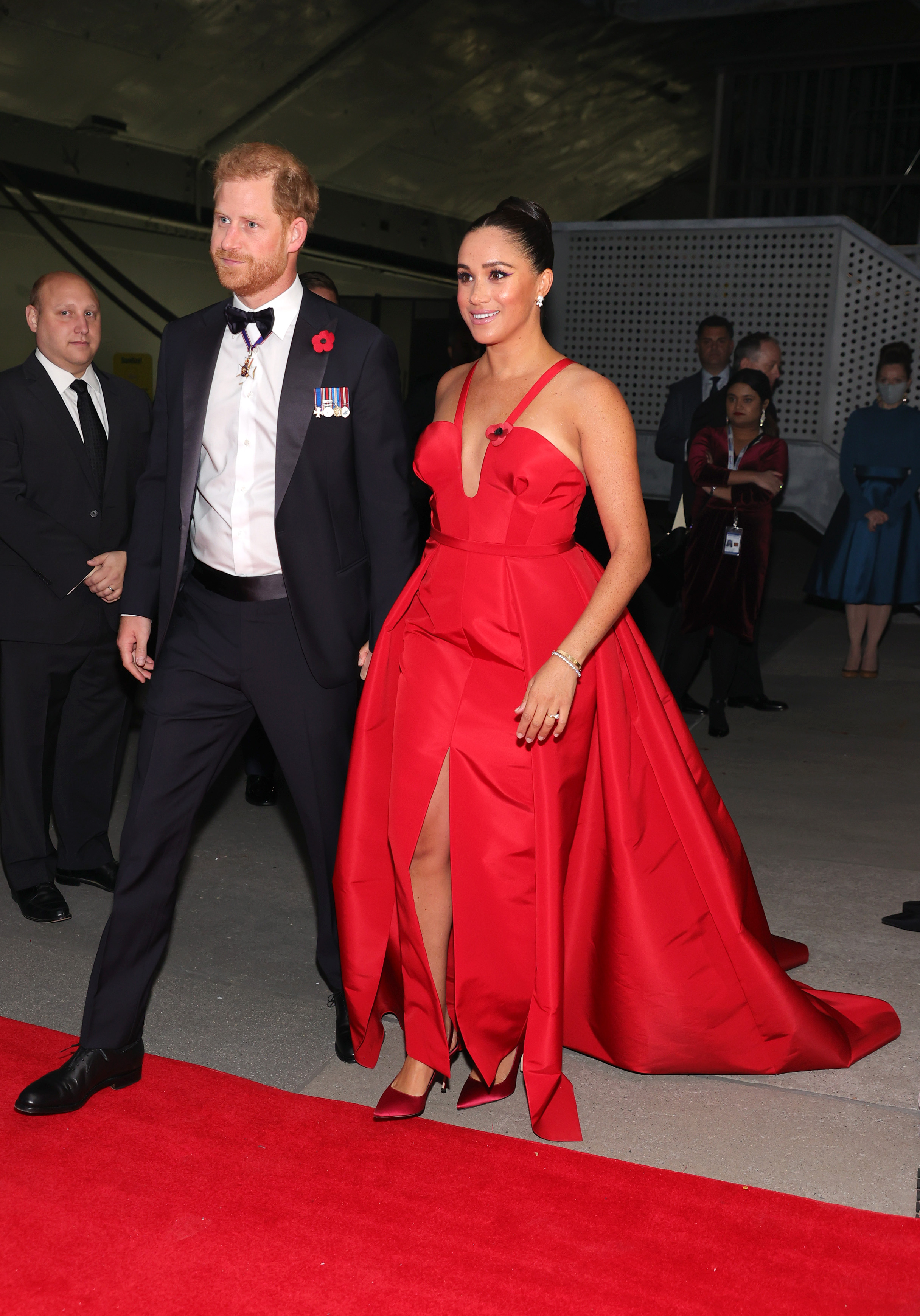 El príncipe Harry y Meghan Markle el 10 de noviembre de 2021, en Nueva York | Fuente: Getty Images