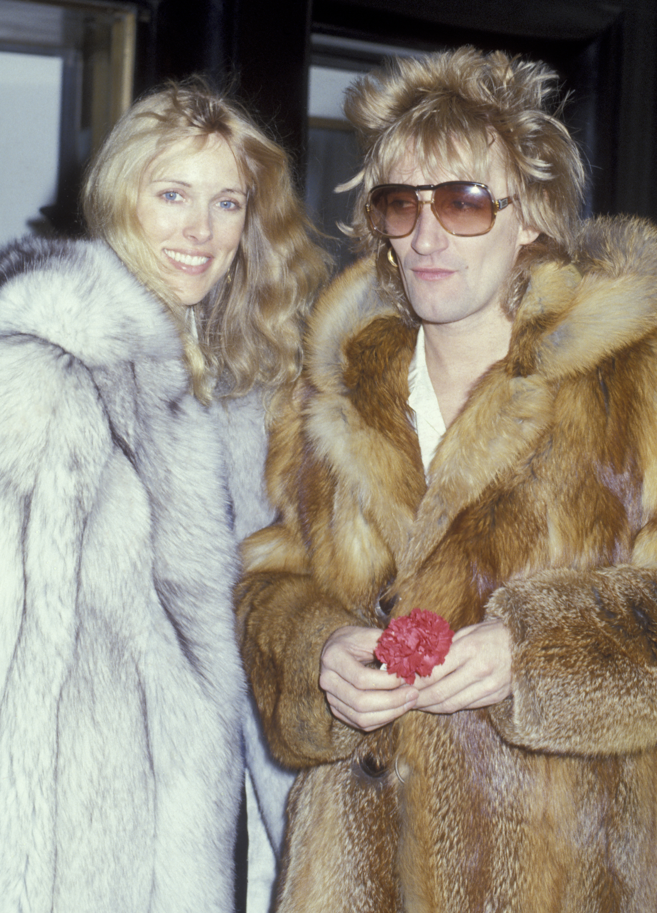 Alana y Rod Stewart vistos el 10 de enero de 1979 | Fuente: Getty Images