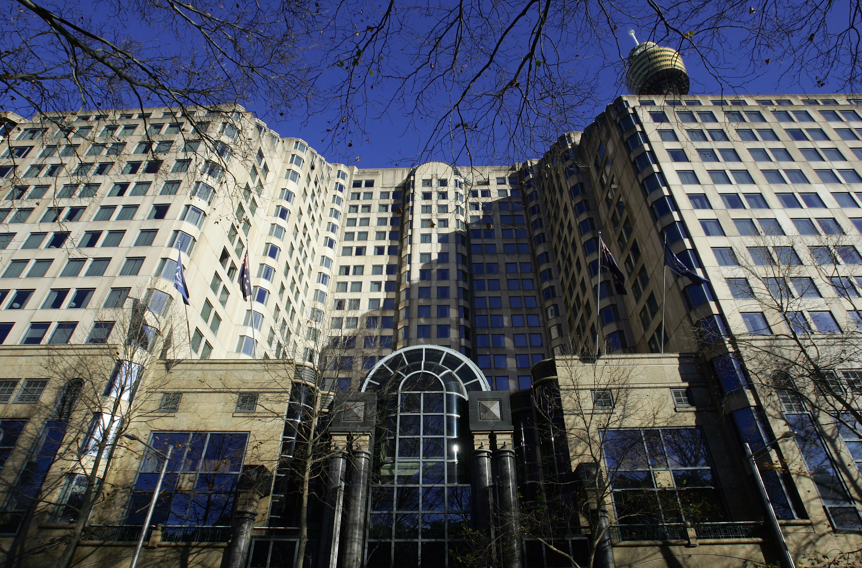 Vista general del Sheraton on the Park Hotel el 26 de junio de 2009 en Sidney, Australia. | Fuente: Getty Images