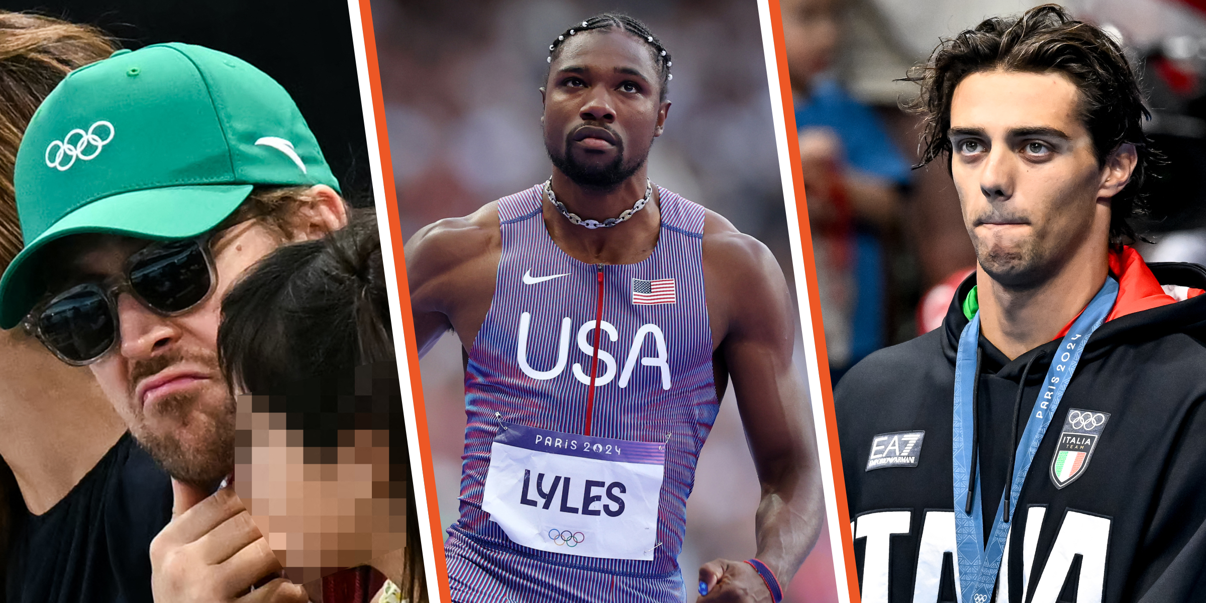 Ryan Gosling | Noah Lyles | Thomas Ceccon | Fuente: Getty Images