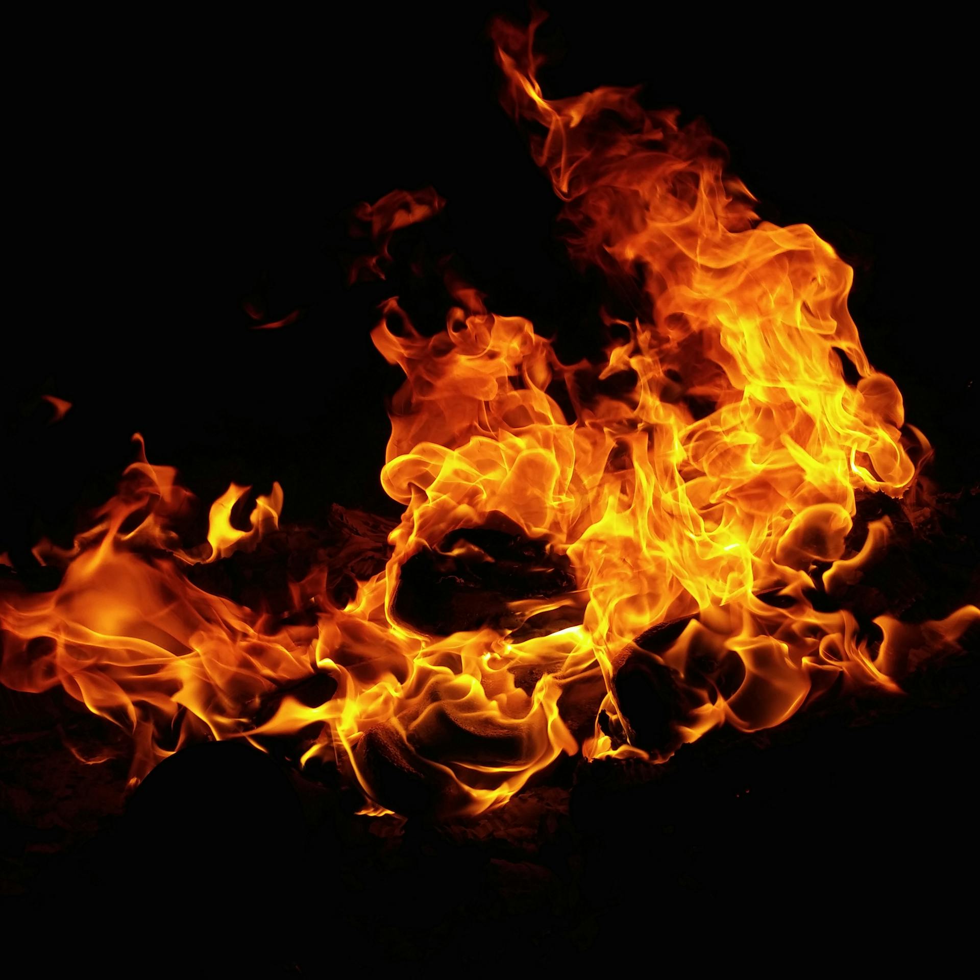 Un incendio | Fuente: Pexels