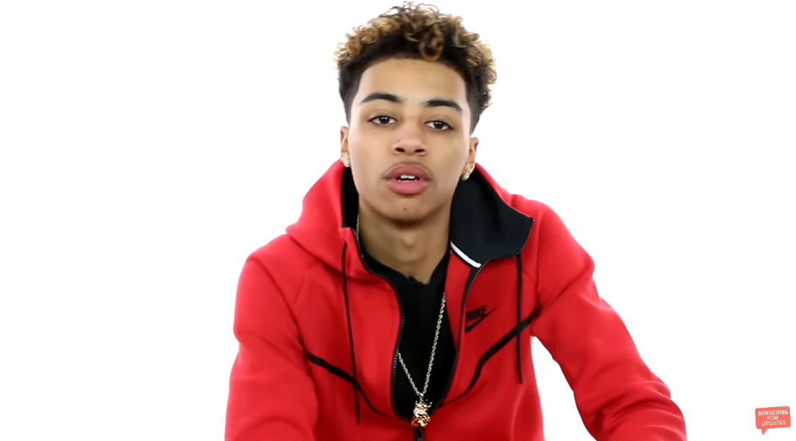 Lucas Coly comparte sus raíces francesas en una entrevista con DJ Smallz Eyes, publicada el 29 de enero de 2017 | Fuente: YouTube.com/djsmallzeyes