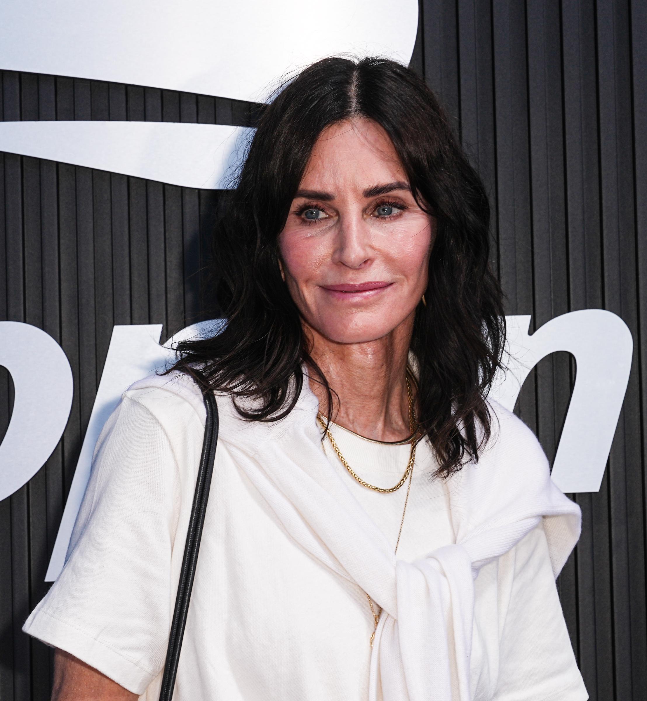 Courteney Cox asiste al US Open el 8 de septiembre de 2024, en Nueva York. | Fuente: Getty Images