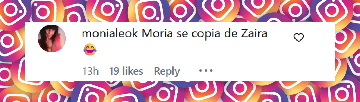 Comentario de una usuaria sobre el look de Moria Casán para la Gala de Caras 2026 | Fuente: Instagram/lamanianaconmoria