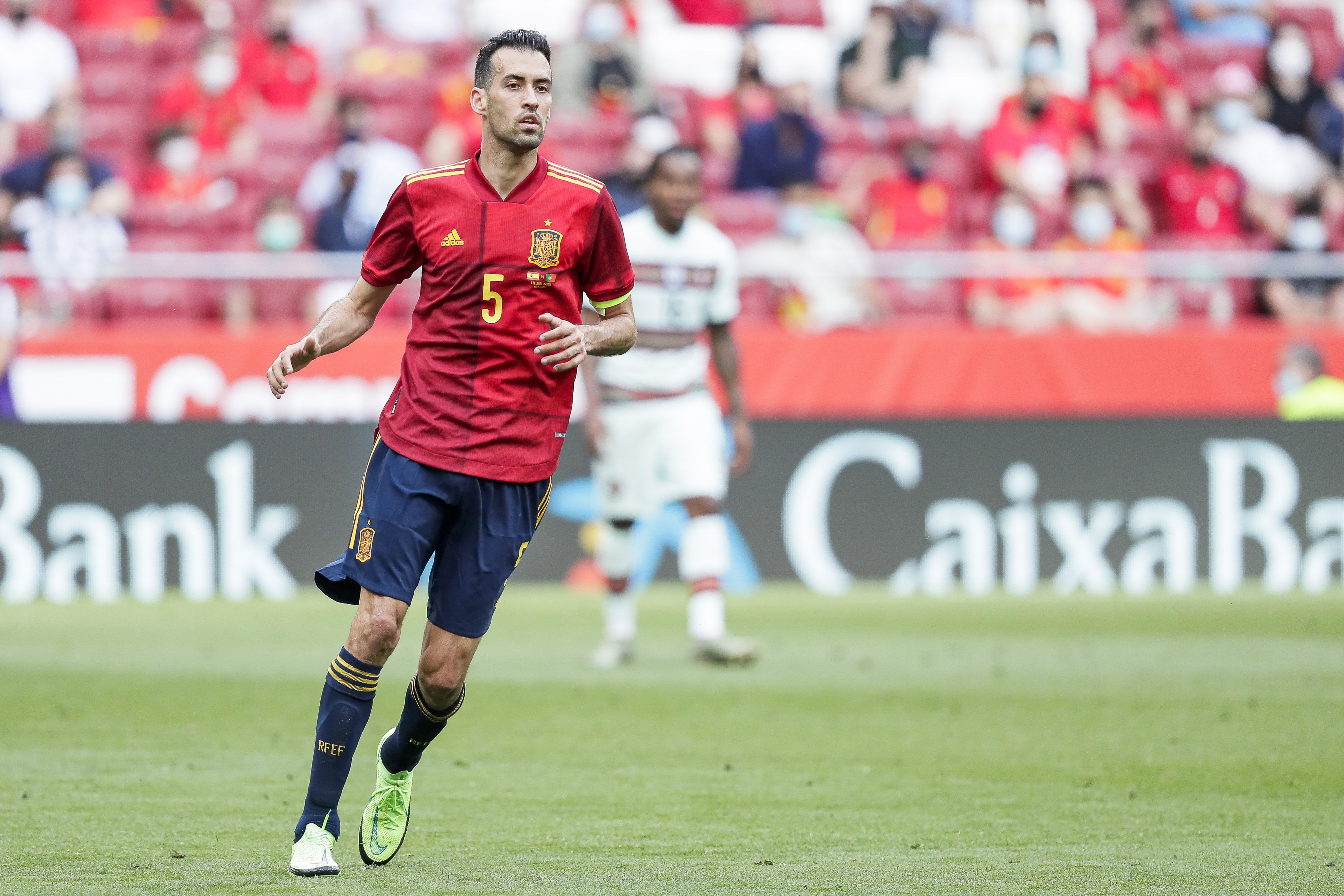 Sergio Busquets en Madrid en junio de 2021. | Foto: Getty Images