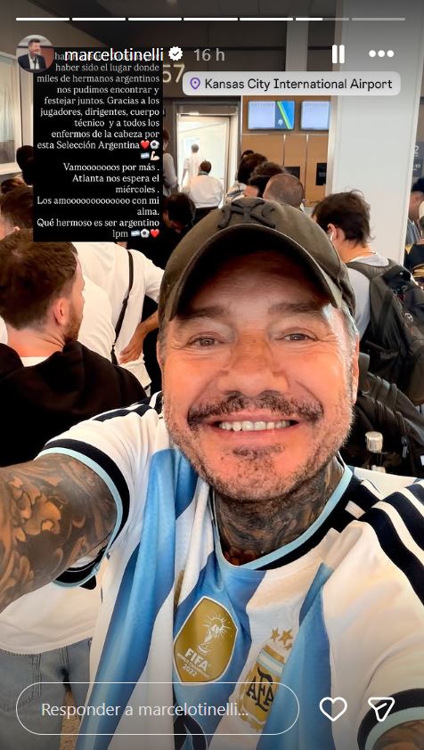De las historias de Instagram de Marcelo Tinelli | Fuente: Instagram/marcelotinelli