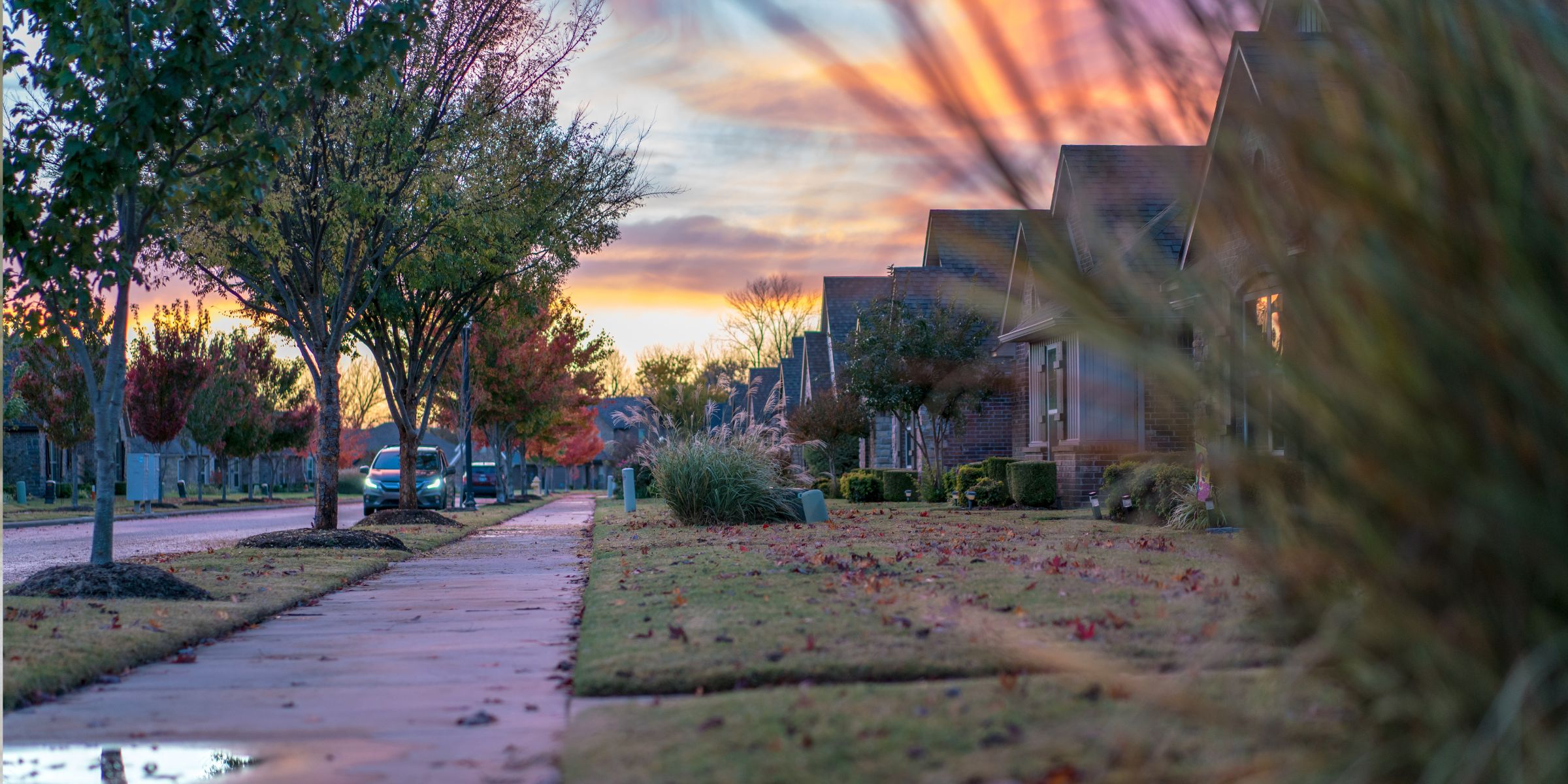 Un quartiere al tramonto | Fonte: Shutterstock
