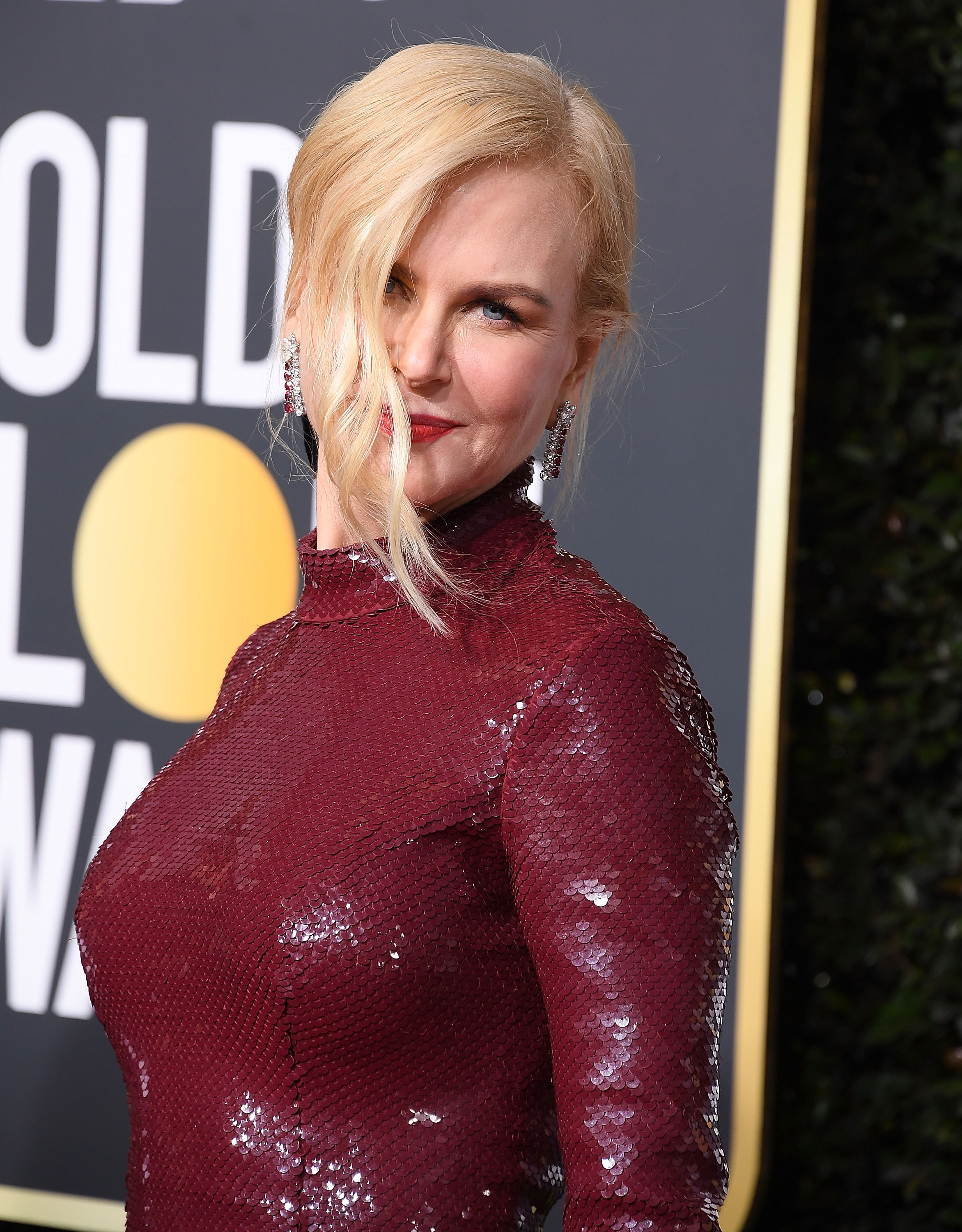 Nicole Kidman llega a la 76ª edición de los Premios Globo de Oro en el Hotel Beverly Hilton el 6 de enero de 2019 en Beverly Hills, California | Fuente: Getty Images