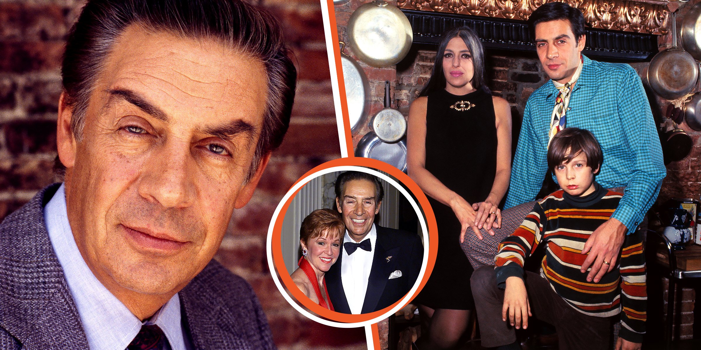 Jerry Orbach | Orbach con su esposa Elaine | Obarch, su primera esposa y su hijo Tony | Foto: Getty Images