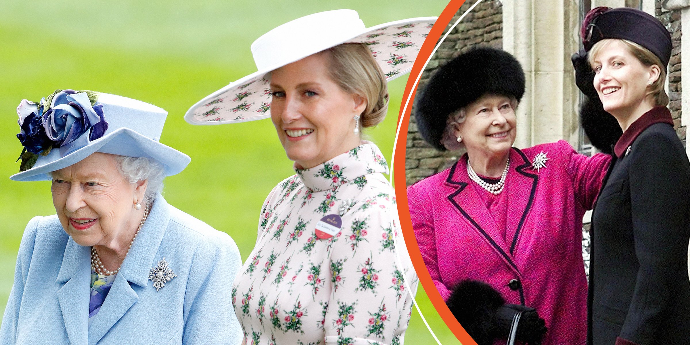 La reina Elizabeth II y Sophie, condesa de Wessex. | Foto: Getty Images 