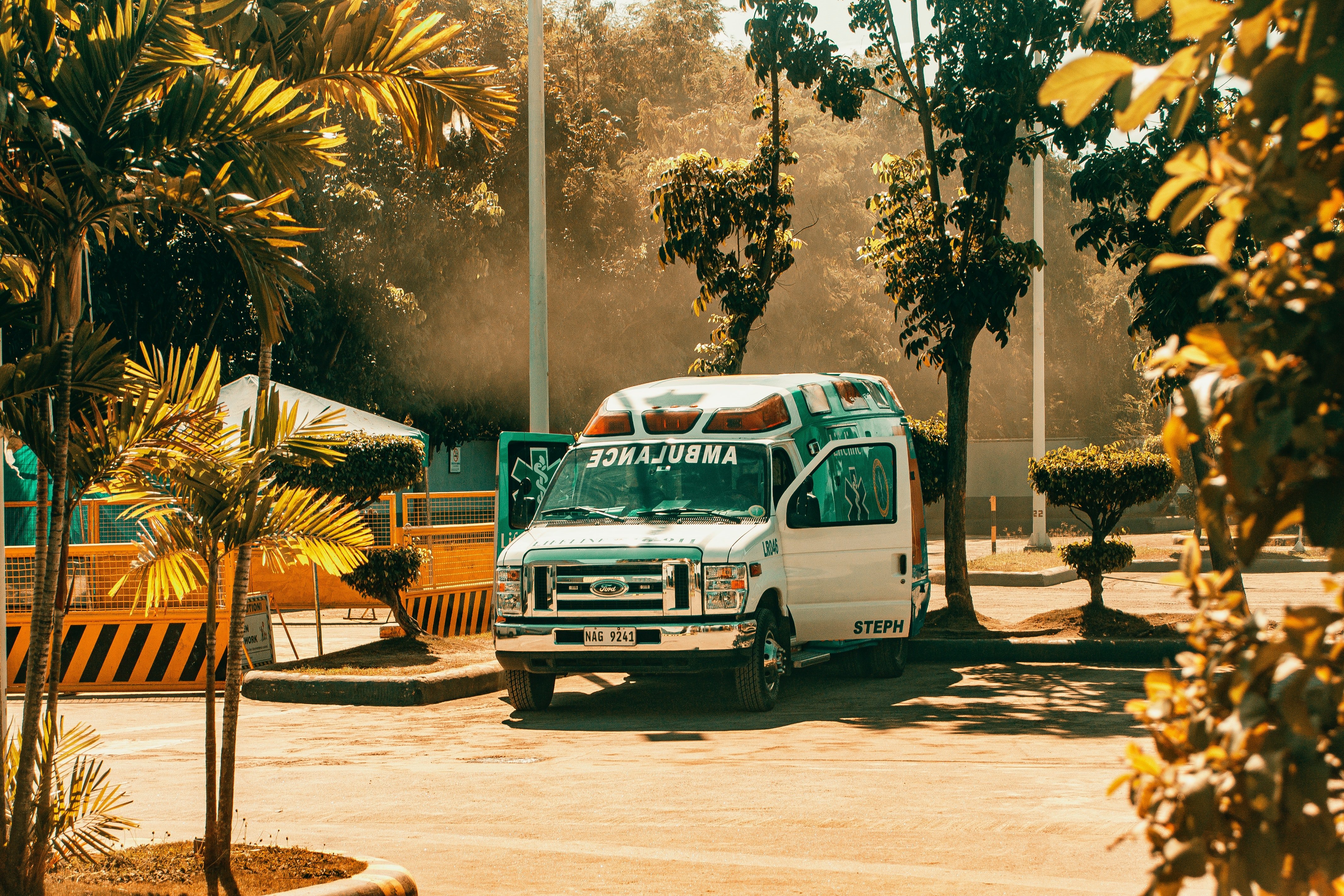 Ambulancia estacionada. | Foto: Pexels