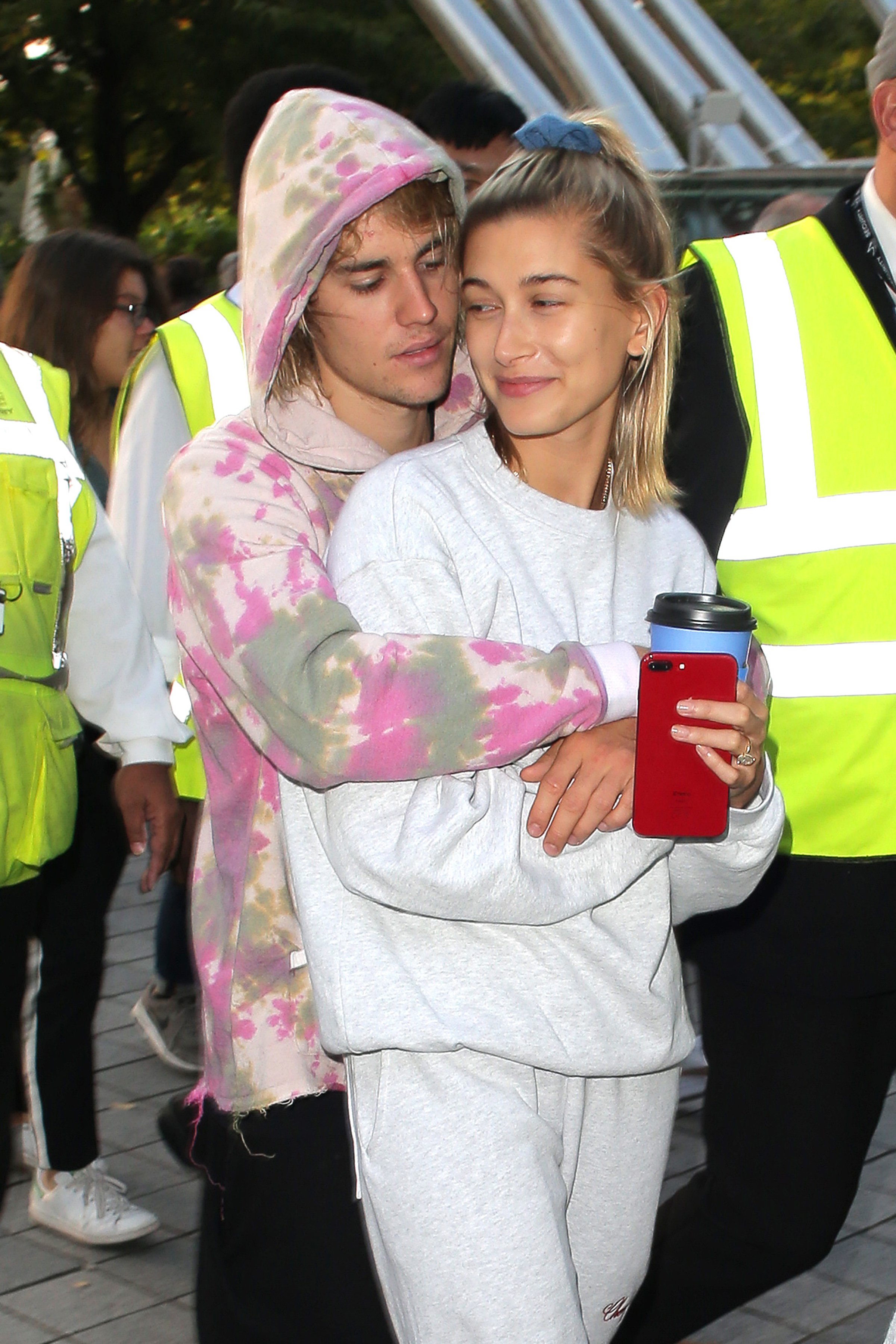 Justin Bieber y Hailey Baldwin el 18 de septiembre de 2018 en Londres, Inglaterra | Fuente: Getty Images