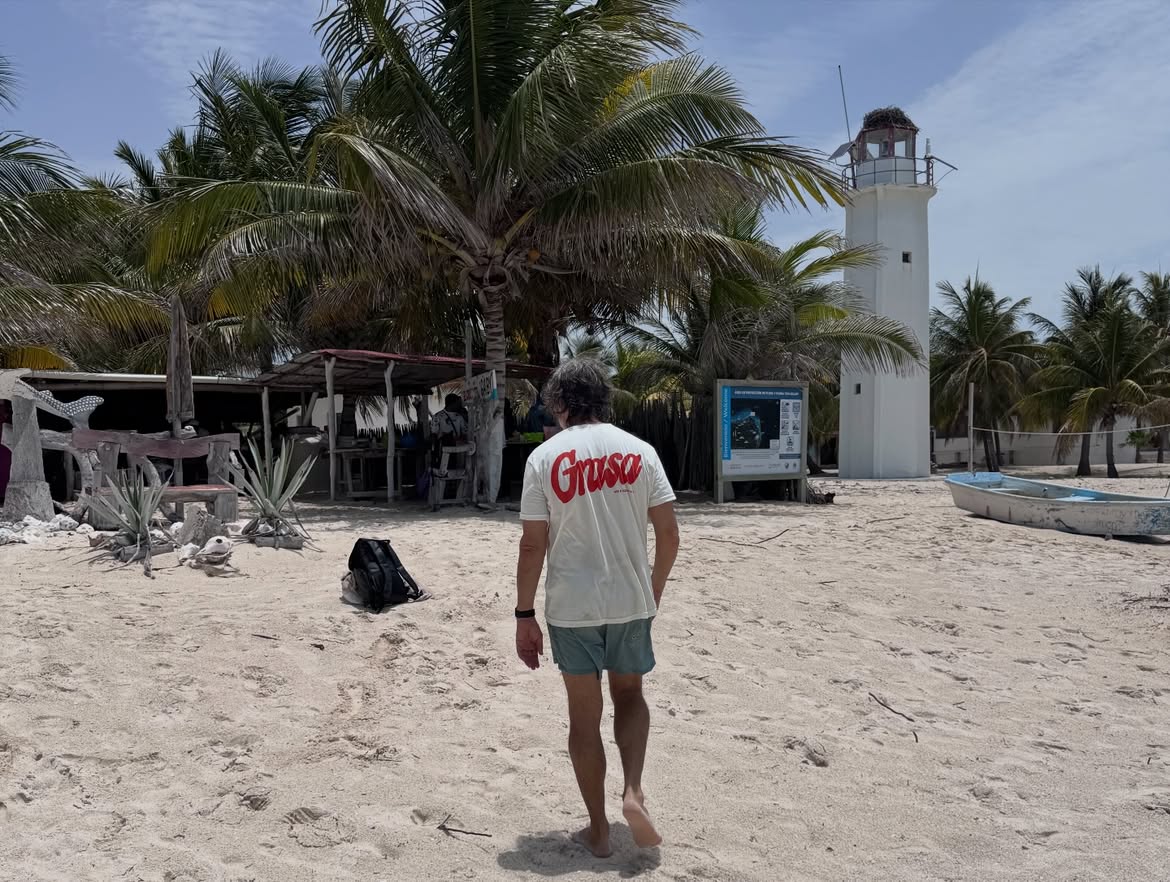 Leonardo Sbaraglia en sus vacaciones en Holbox, México | Fuente: Instagram/leosbaraglia