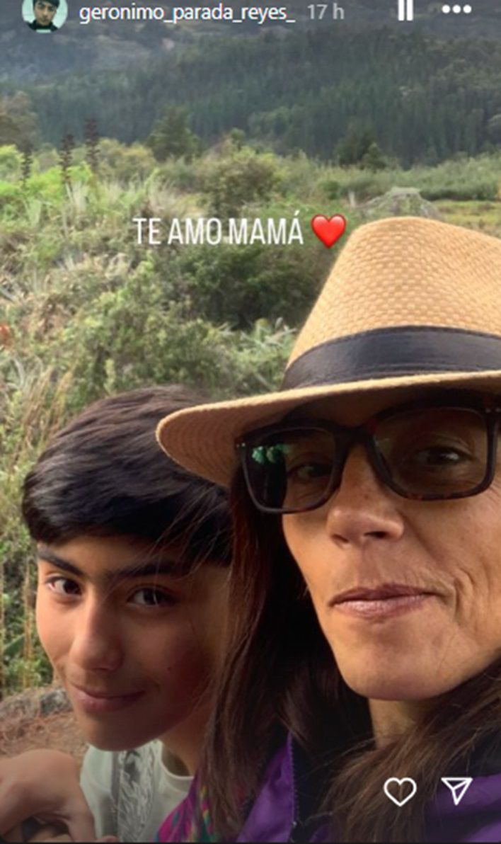 Foto de Sandra Reyes compartida por su hijo, Gerónimo Parada Reyes, en su perfil de Instagram | Fuente: Instagram Stories/geronimo_parada_reyes_