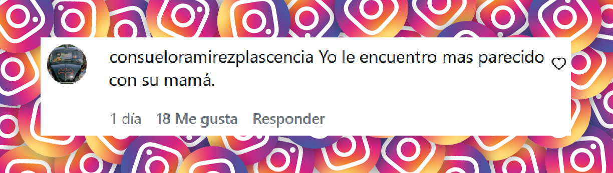 Comentario de una usuaria sobre los rasgos de Miguel Gallego Arámbula, hijo de Luis Miguel y Aracely Arámbula | Fuente: Instagram/javierceriani