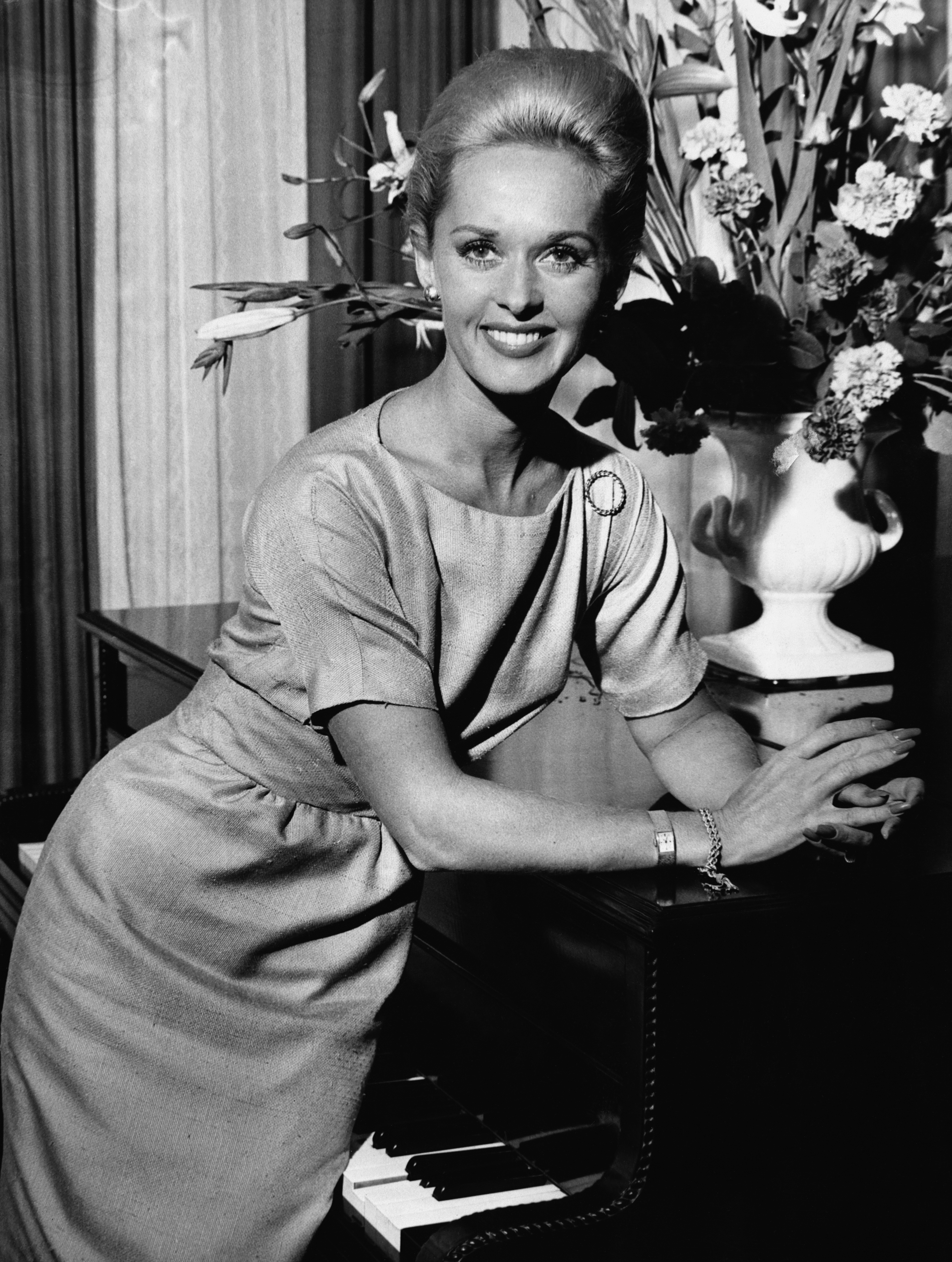 Tippi Hedren en el Hotel Claridge's en 1963. | Fuente: Getty Images