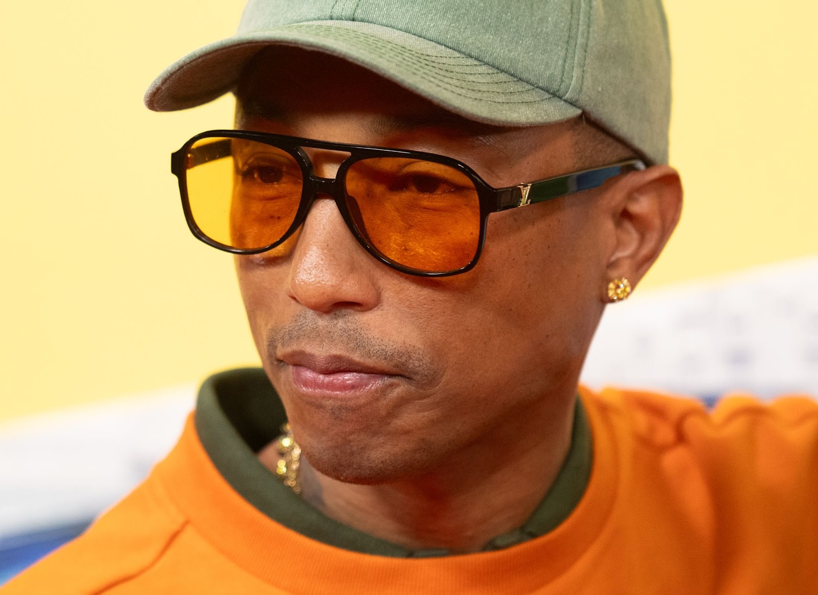 Pharrell Williams en la Gala de Clausura de "Piece by Piece" durante la 68ª edición del Festival de Cine BFI de Londres, el 20 de octubre de 2024, en Inglaterra | Fuente: Getty Images