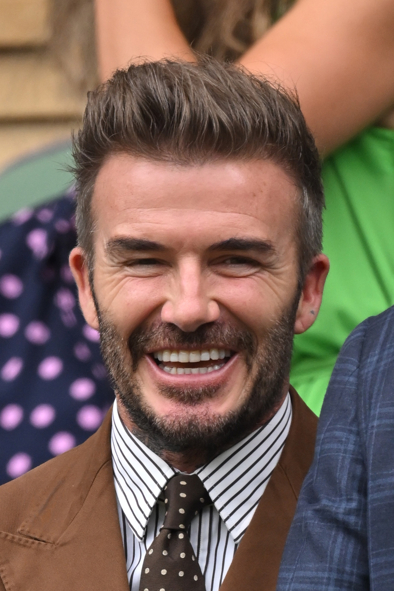 David Beckham en el All England Lawn Tennis and Croquet Club el 6 de julio de 2022, en Londres, Inglaterra. | Fuente: Getty Images