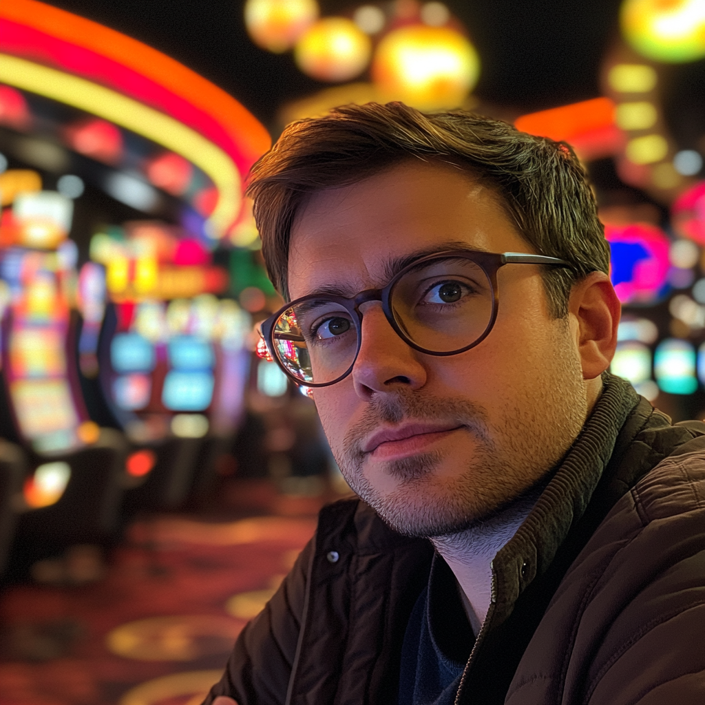 Un hombre en un casino | Fuente: Midjourney