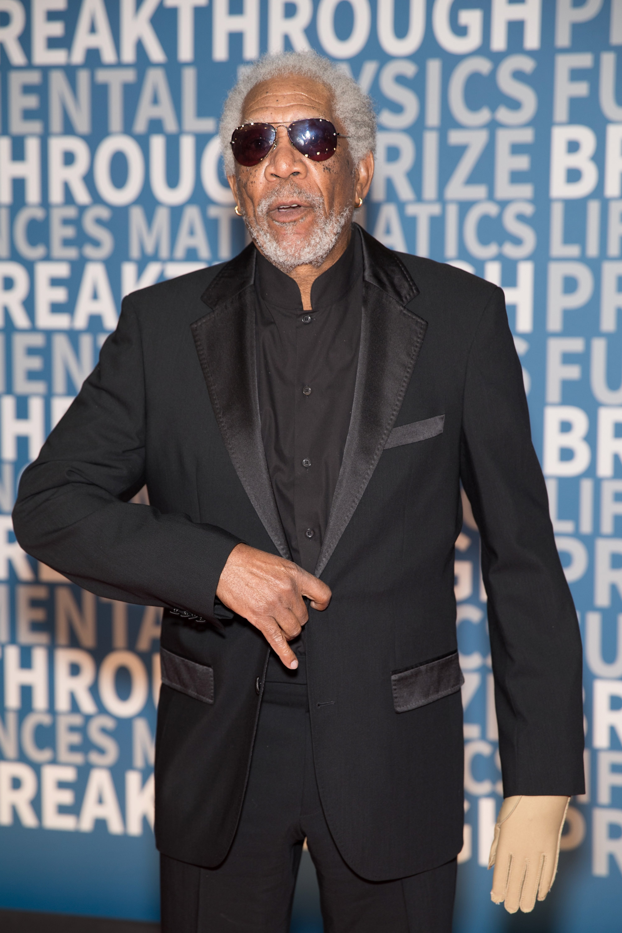 Morgan Freeman llega al Premio Breakthrough en el Centro de Investigación Ames de la NASA el 3 de diciembre de 2017 en California. | Fuente: Getty Images