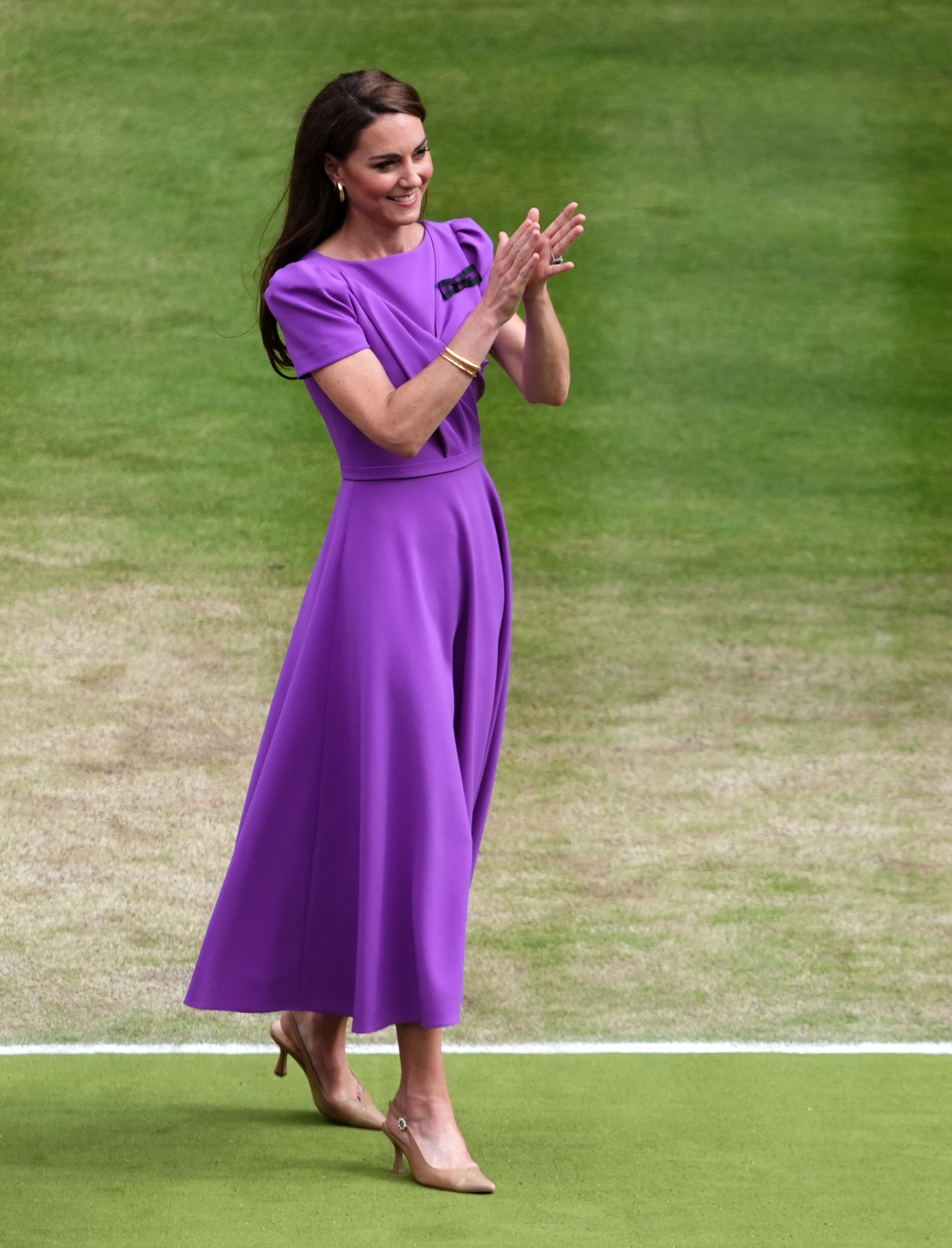 Kate Middleton en el All England Lawn Tennis and Croquet Club el 14 de julio de 2024, en Londres, Inglaterra | Fuente: Getty Images